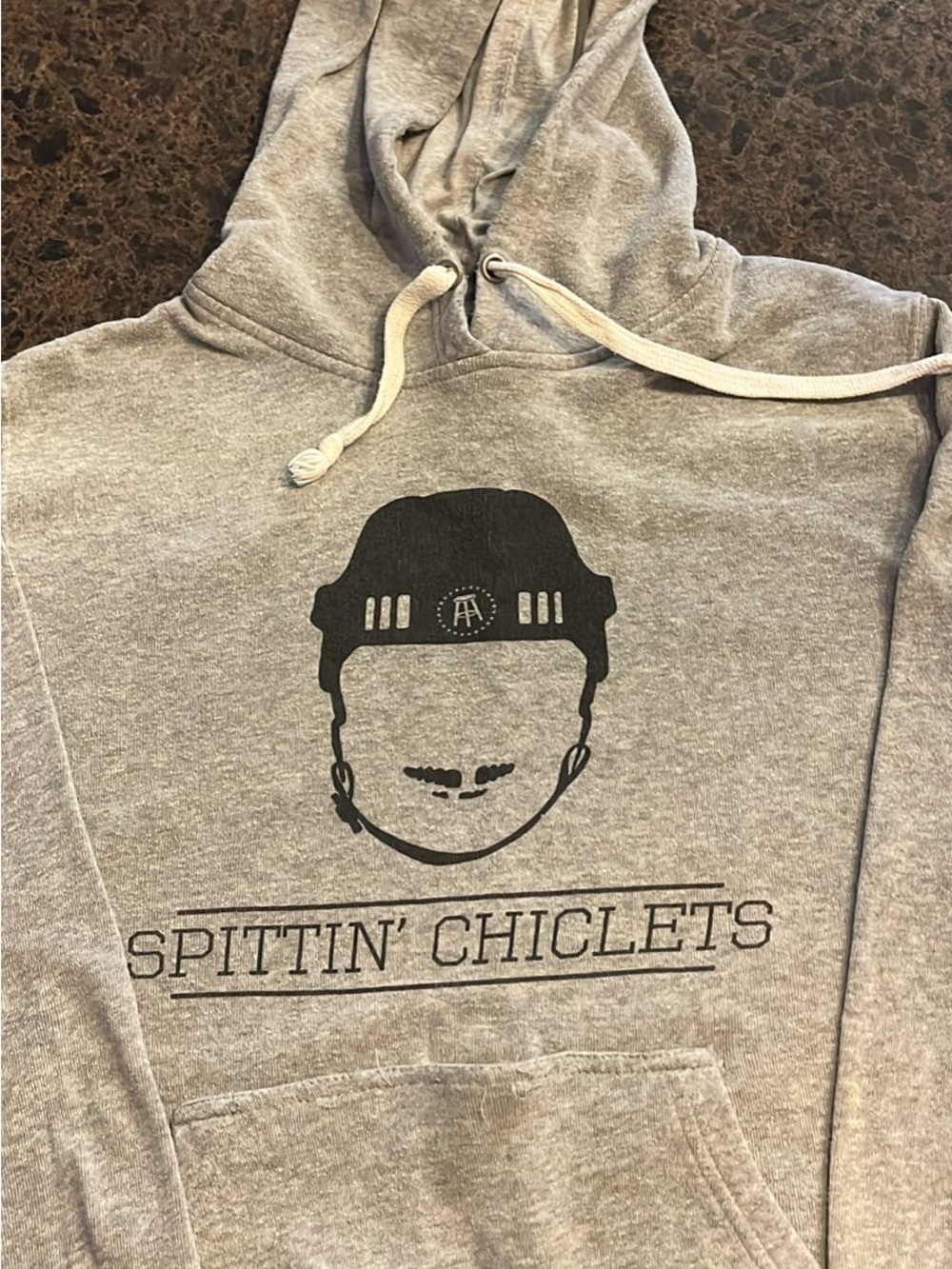 Gray Pullover Hoodie(Spittin chiclets)